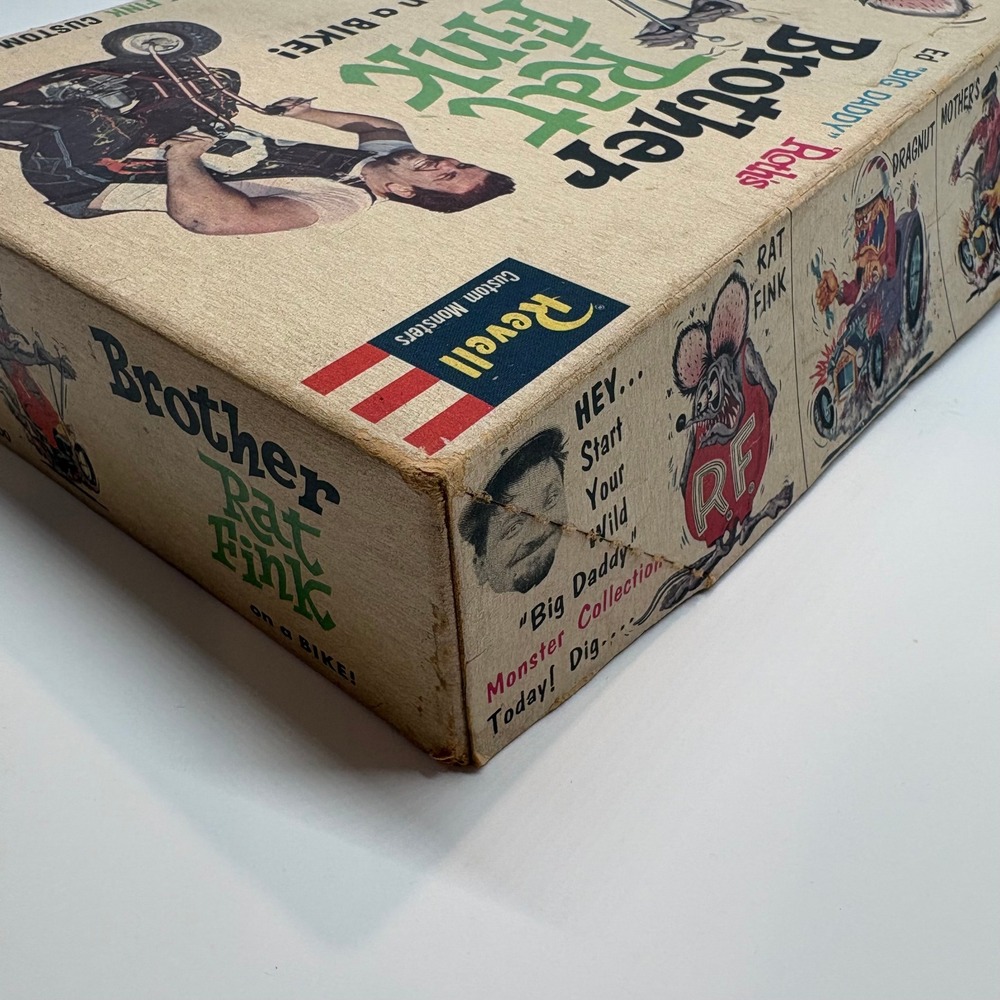 Vintage 1964 Ed Big Daddy Roth Revell Brother Rat Fink Box Manual Only - Picture 15 of 16